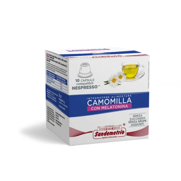 SignoriCaffè Tè e Tisane SANDEMETRIO CAMOMILLA E MELATONINA tisana 10 NES