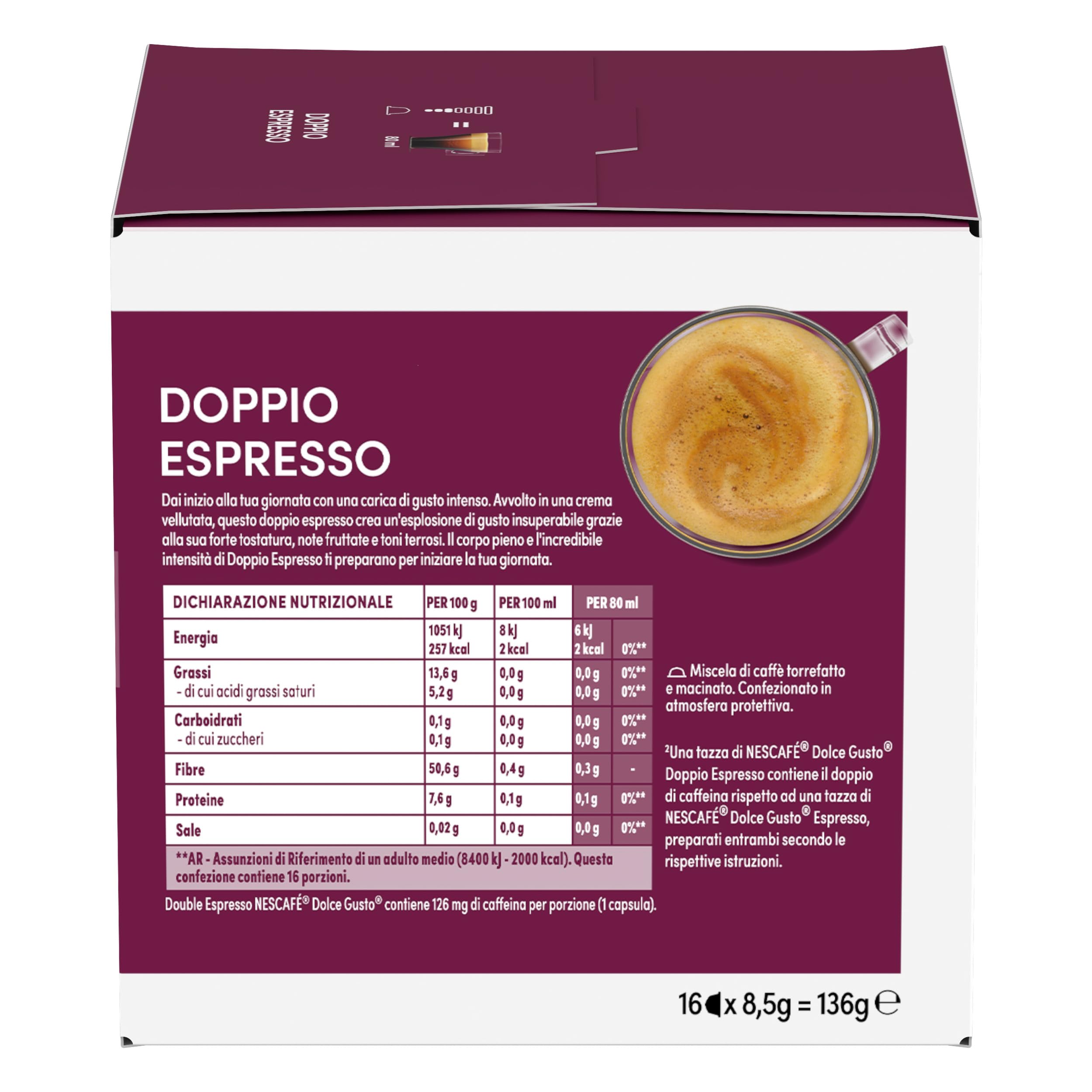 NESCAFÉ Dolce Gusto Doppio Espresso capsule caffè 48 intenso