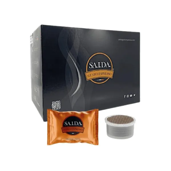 Saida Espresso Crema capsule compatibili Essse Caffè 100, gusto intenso