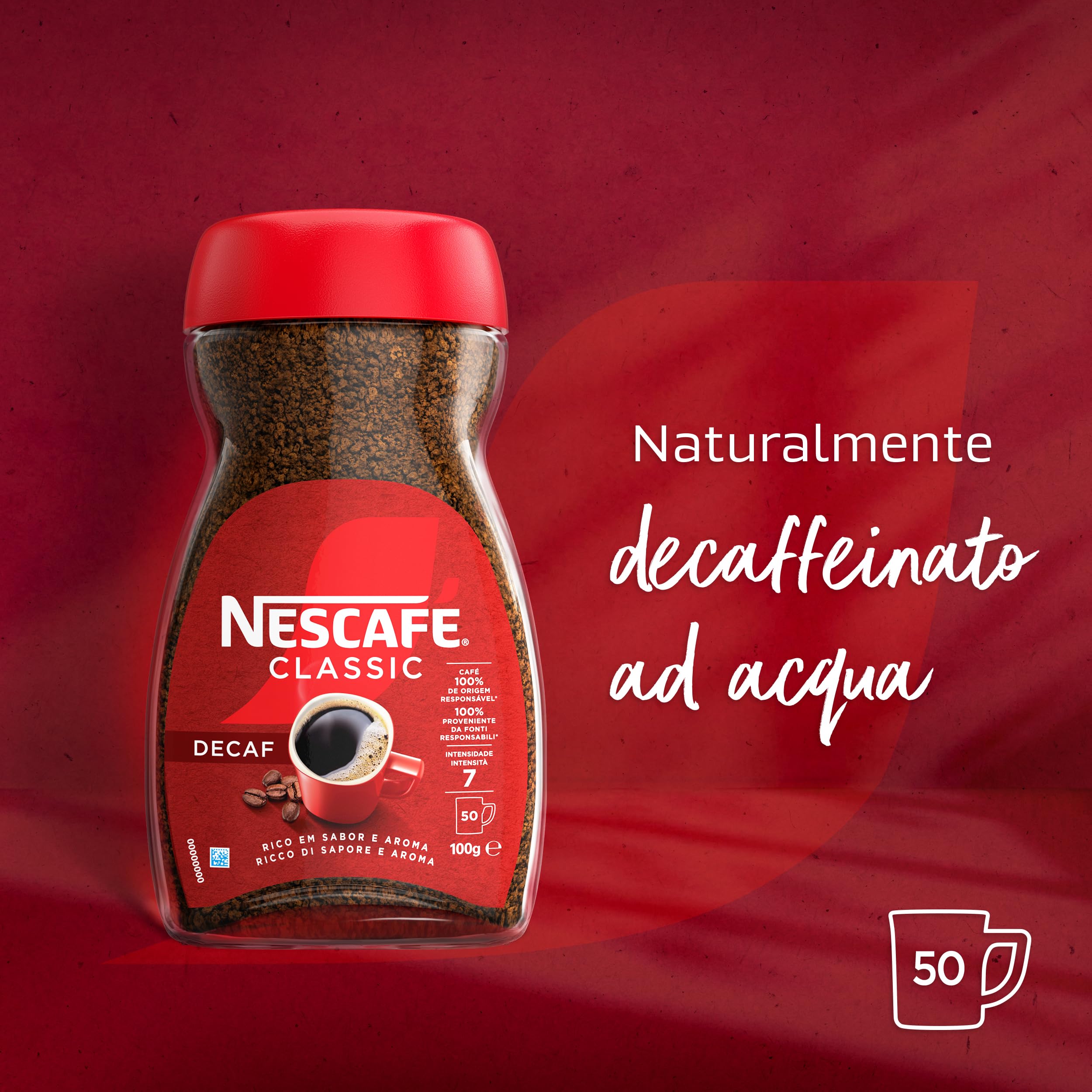 NESCAFÉ Classic Decaf caffè solubile 100 g decaffeinato ad acqua
