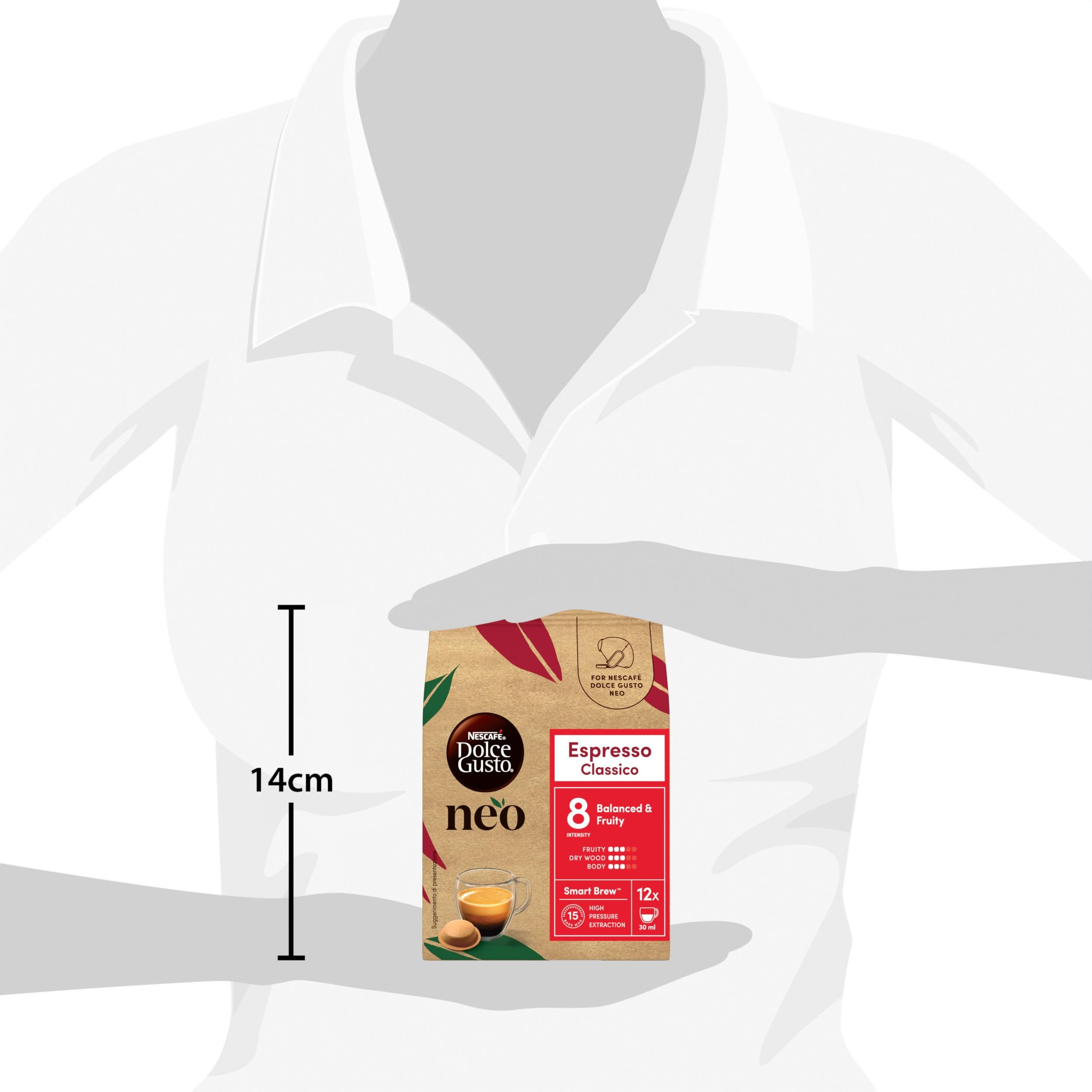 NESCAFÉ Dolce Gusto NEO Espresso Classico capsule 12 pezzi intensità 8