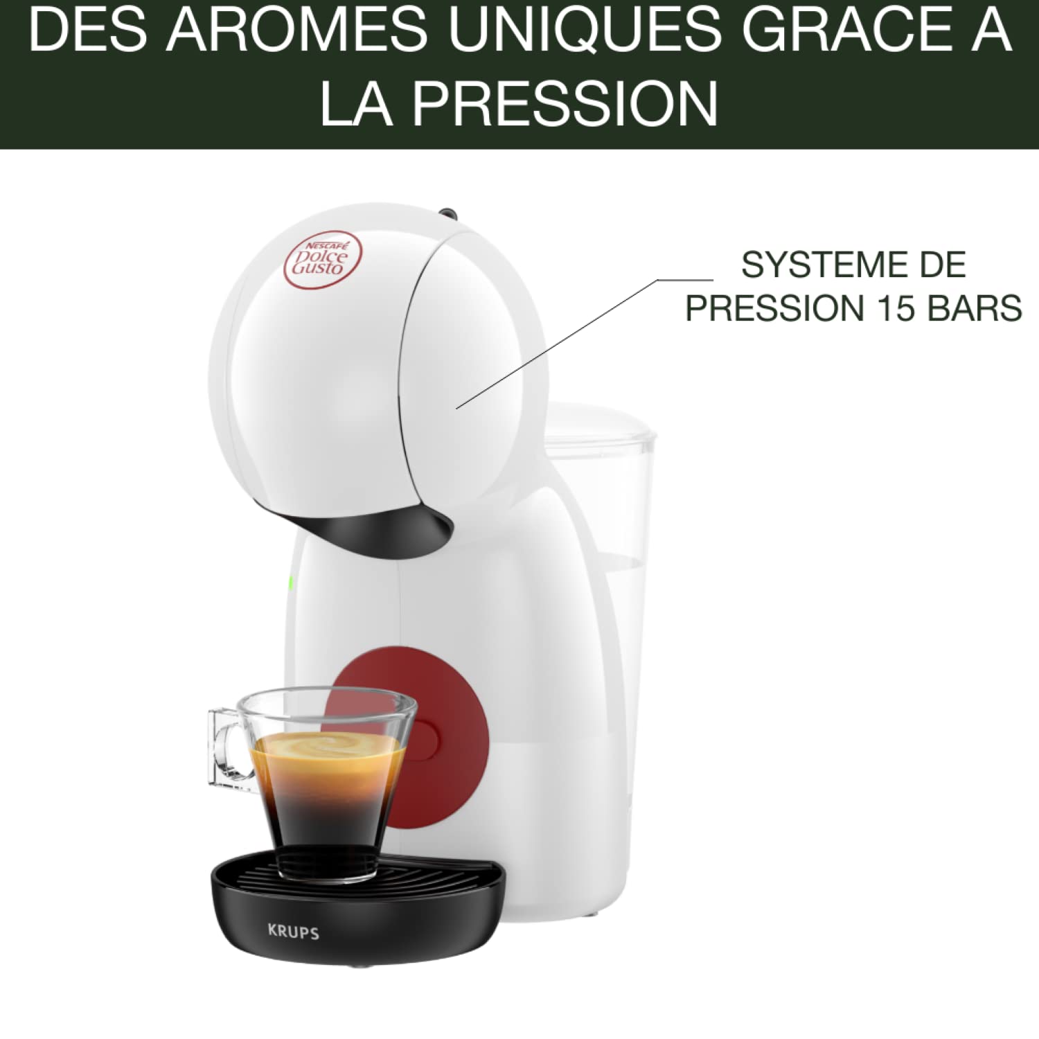 NESCAFÉ Dolce Gusto Piccolo XS macchina manuale bianca