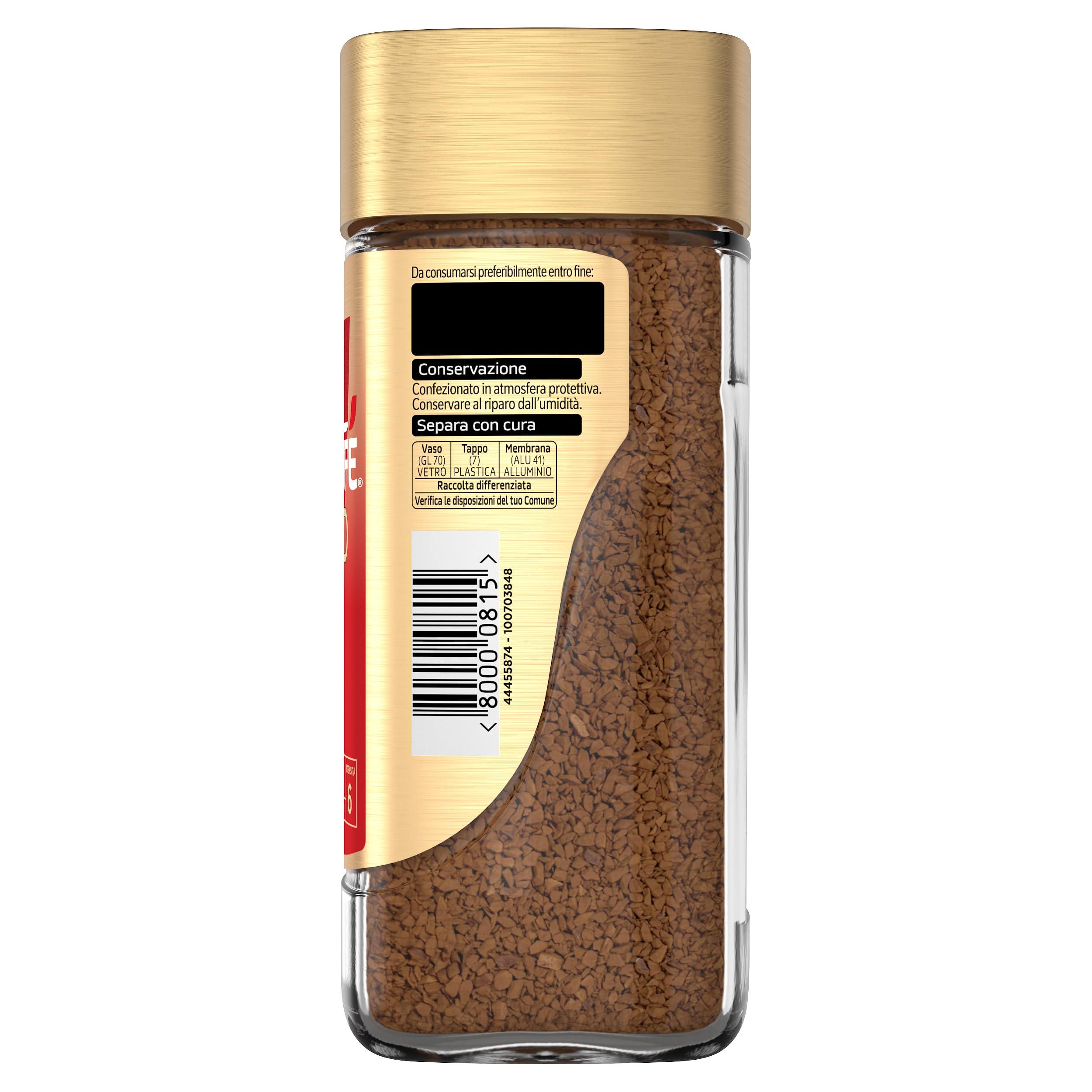 NESCAFÉ Gold Decaf caffè solubile decaffeinato 100 g confezione da 1