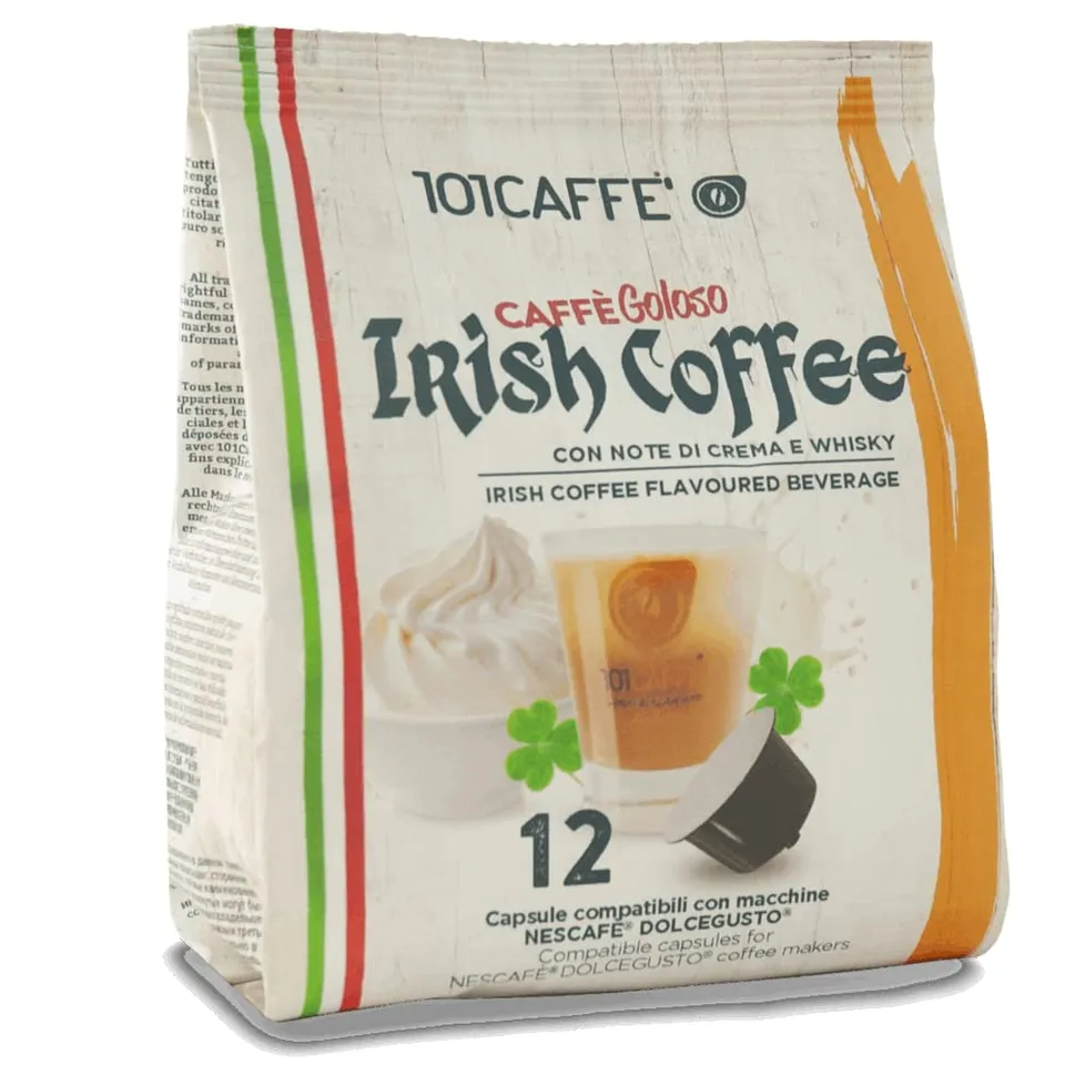 101 Caffè BEVANDE GOLOSE Irish Coffee capsule 12 pezzi senza alcol