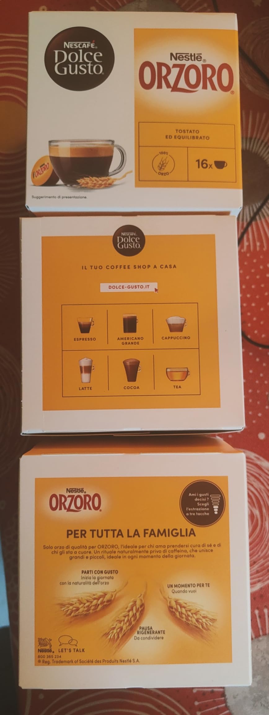 NESCAFÉ Dolce Gusto ORZORO bevanda d'orzo capsule 48 senza caffeina