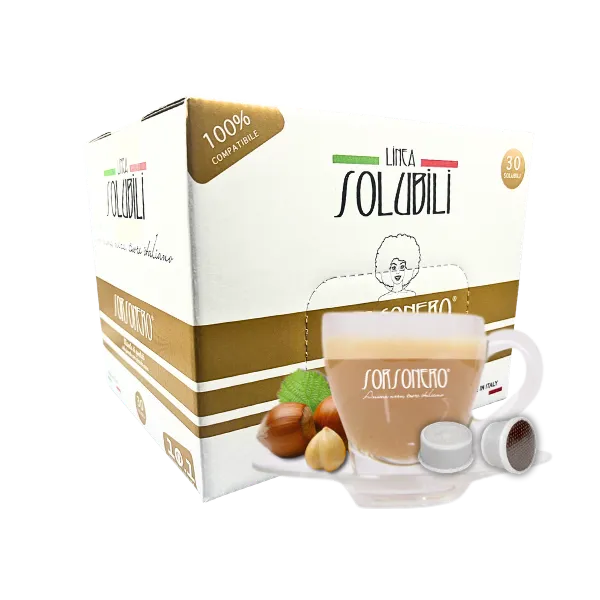 Greco Caffè Bevande Solubili 100% Espresso Point® 30 capsule nocciola