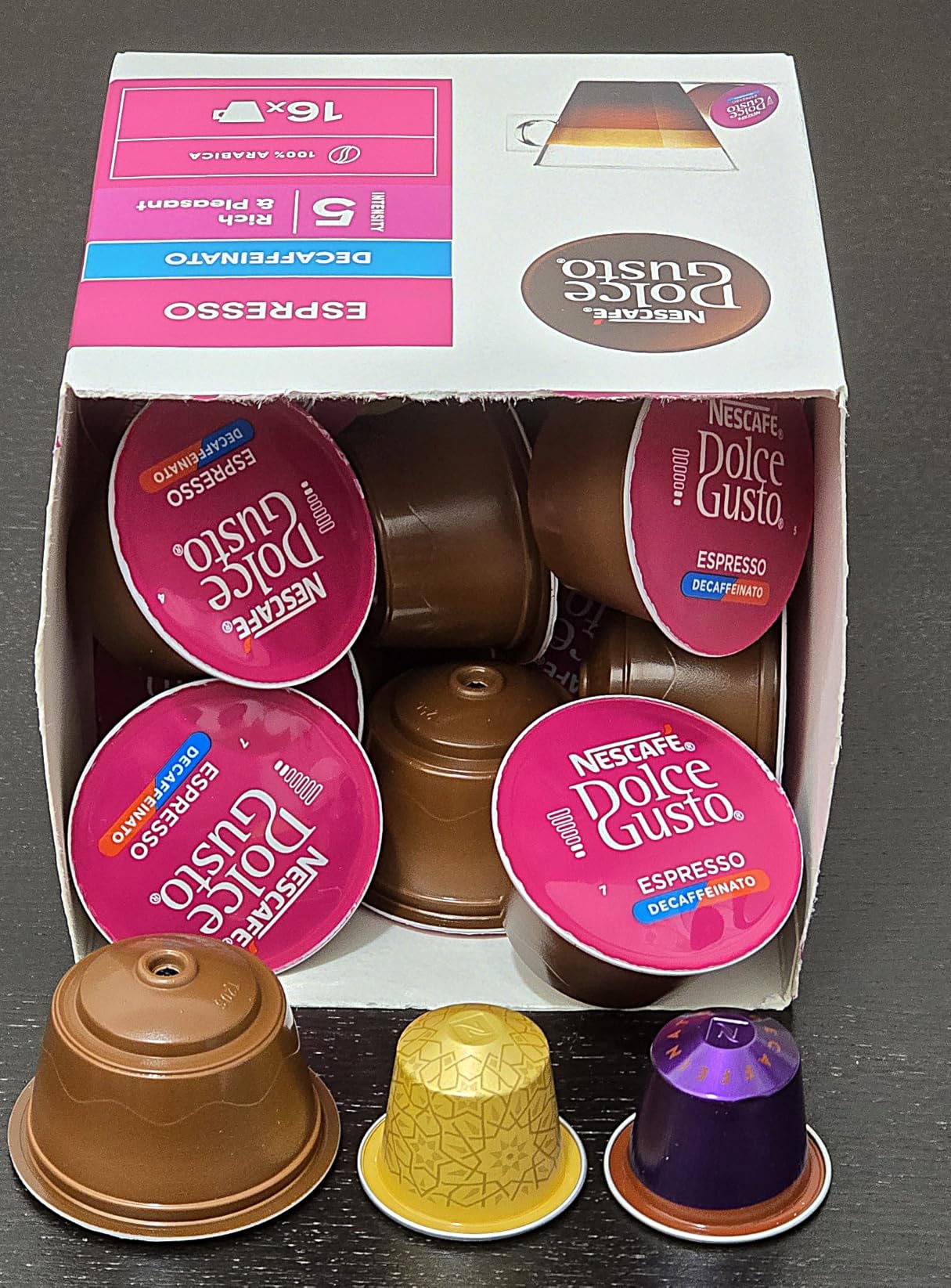 NESCAFÉ Dolce Gusto Espresso Decaffeinato capsule caffè 96 pezzi Arabica