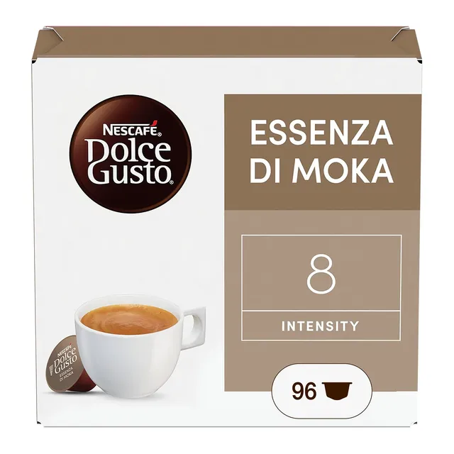 NESCAFÉ Dolce Gusto Essenza di Moka capsule caffè 96 pezzi intensità 8