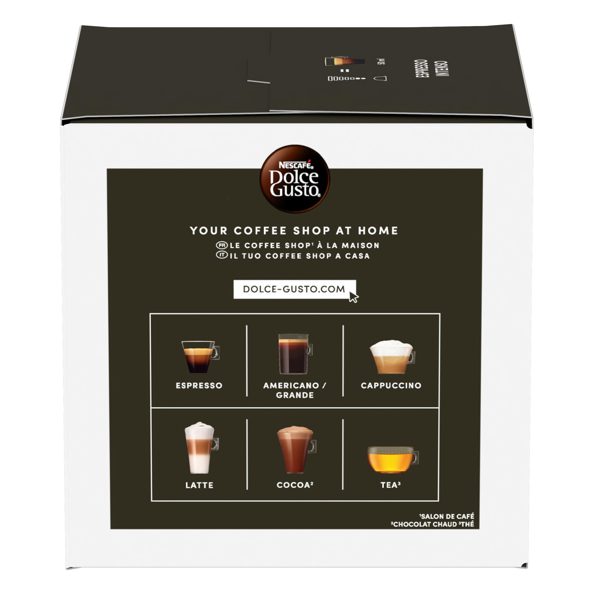 NESCAFÉ Dolce Gusto Espresso Intenso capsule caffè 96 pezzi tostatura medio-scura