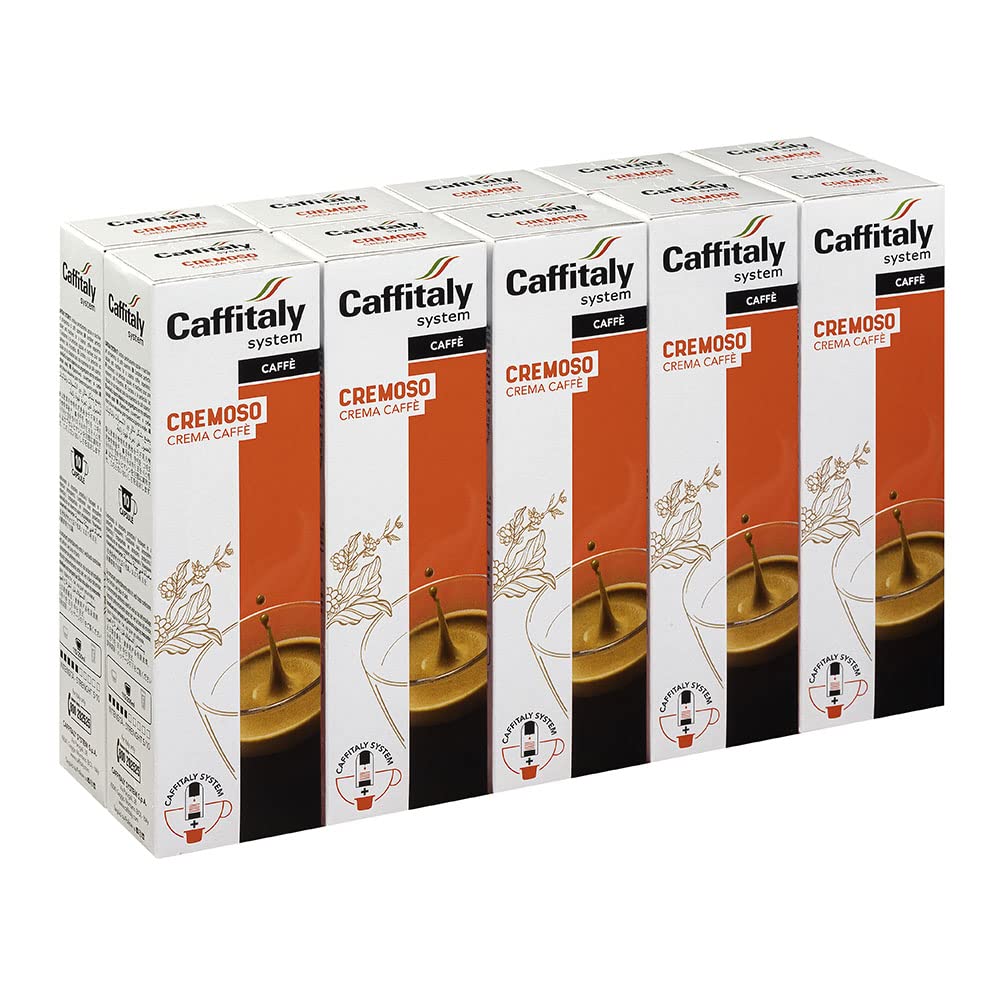 Caffitaly System Capsule di Caffè Cremoso capsule 100 fruttate 100% Arabica