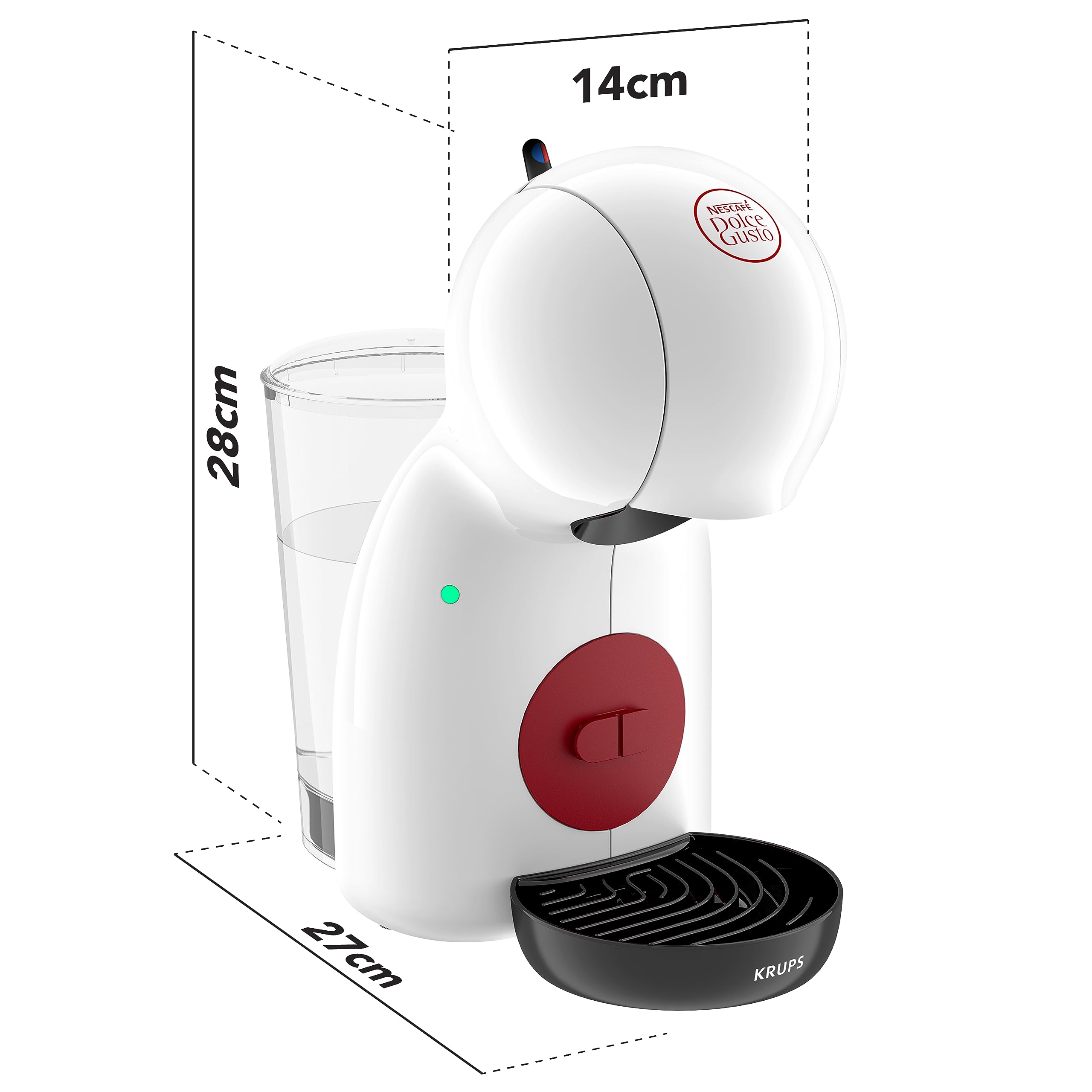 NESCAFÉ Dolce Gusto Piccolo XS macchina manuale bianca