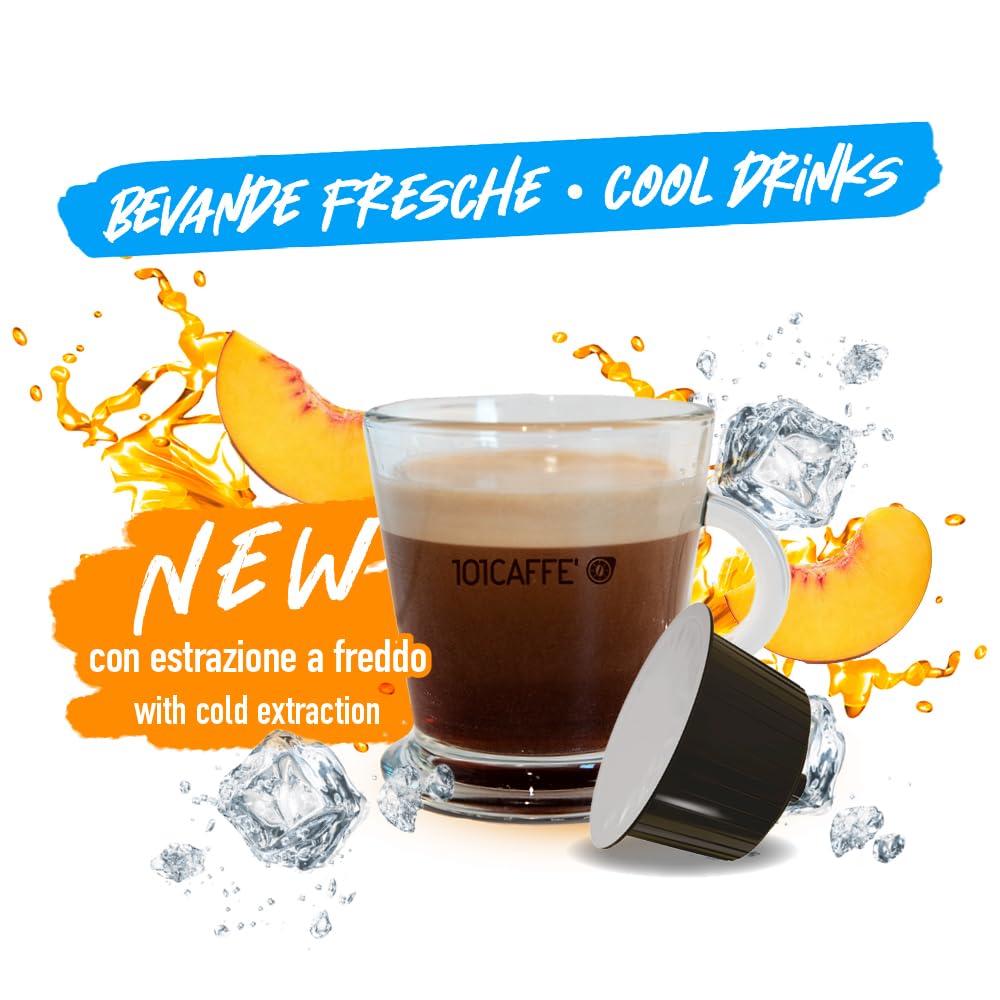 101 Caffè Tè, Tisane e Camomille Tea Pesca bevanda in capsule 10 pezzi