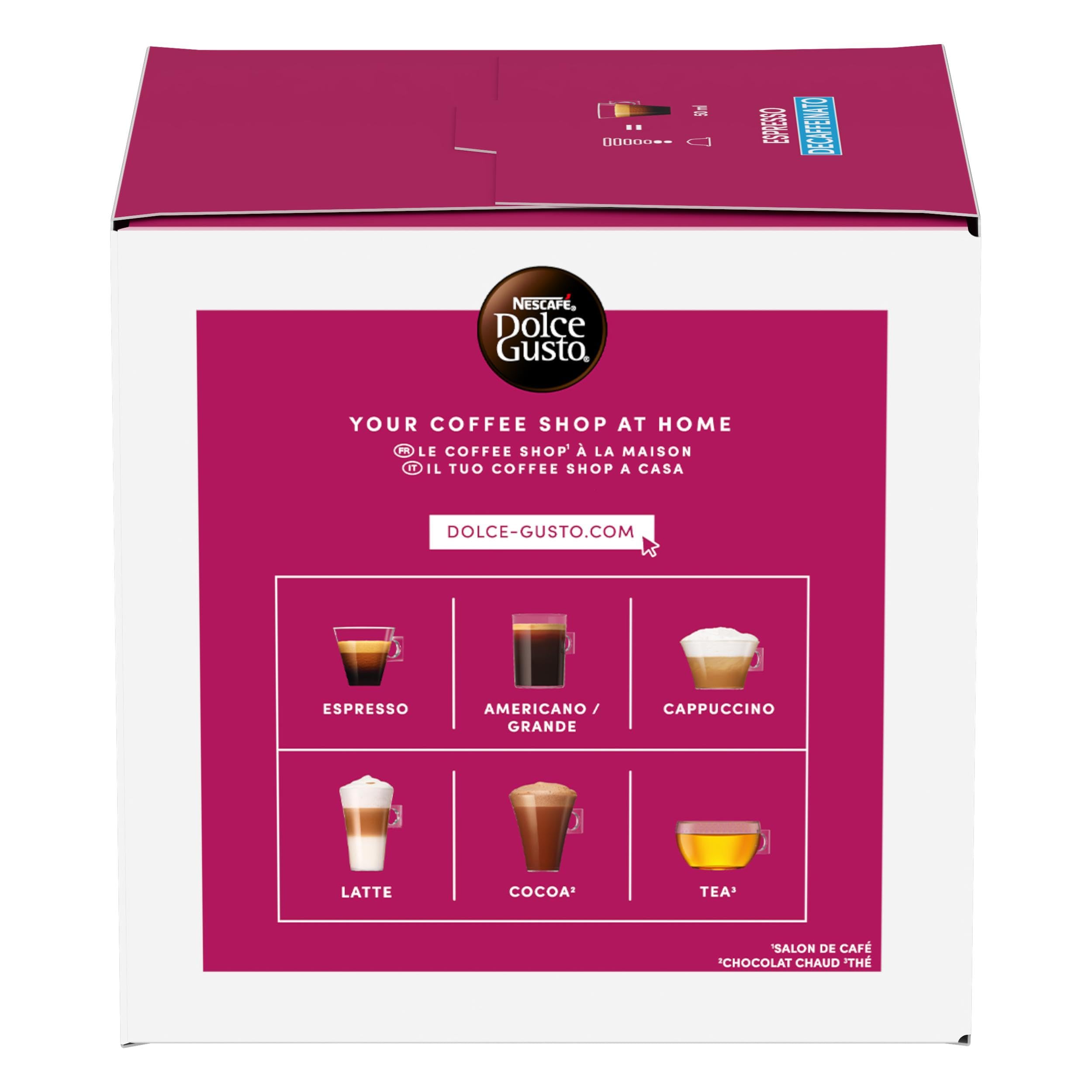 NESCAFÉ Dolce Gusto Espresso Decaffeinato capsule caffè 96 pezzi Arabica
