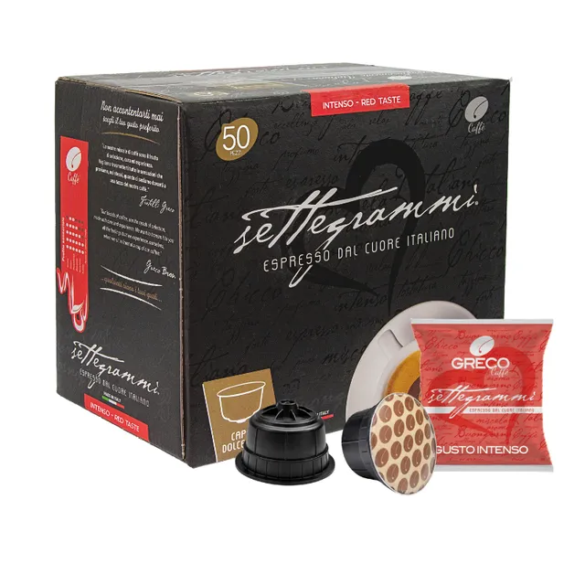 Greco Caffè Dolce Gusto Gusto Intenso capsule 50, miscela Arabica Robusta