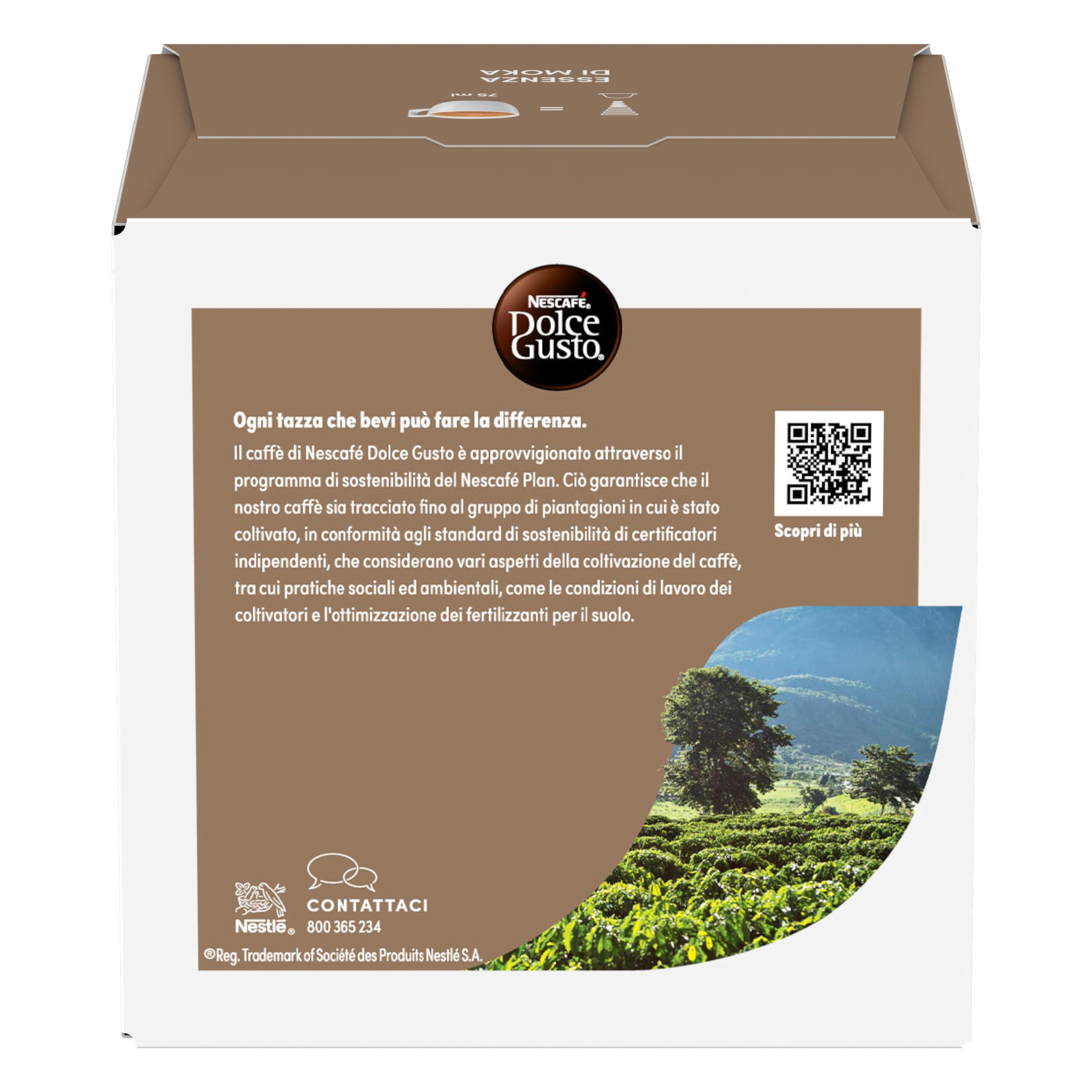 NESCAFÉ Dolce Gusto Essenza di Moka capsule caffè 96 pezzi intensità 8