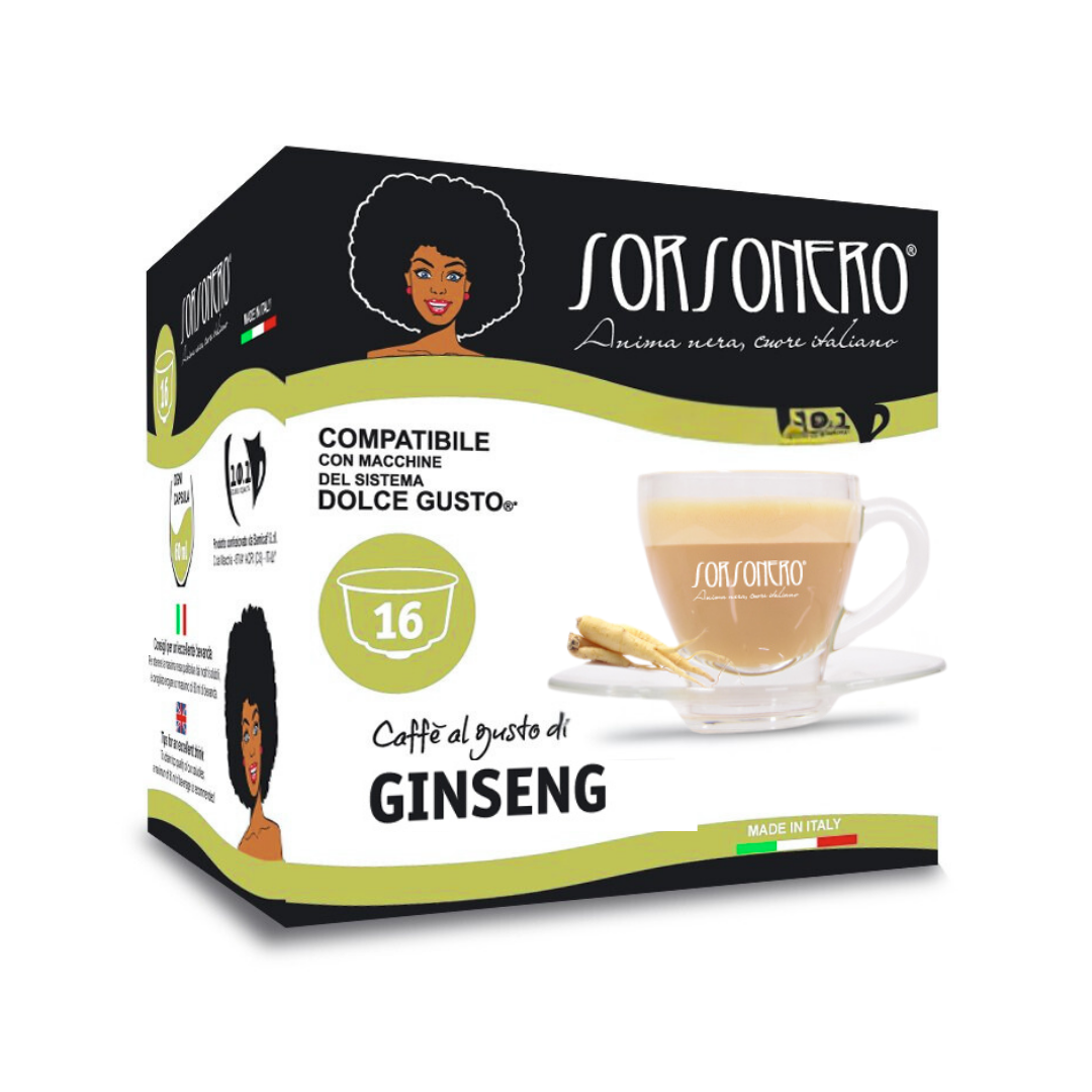 Greco Caffè Bevande Solubili 100% Dolce Gusto® bevanda ginseng dolce 16 pz