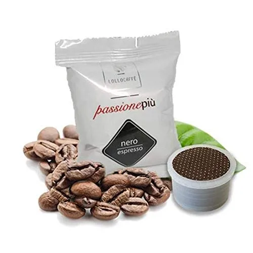 Lollo Caffe Uno system Miscela Nero Espresso capsule 300 pezzi miscela intensa