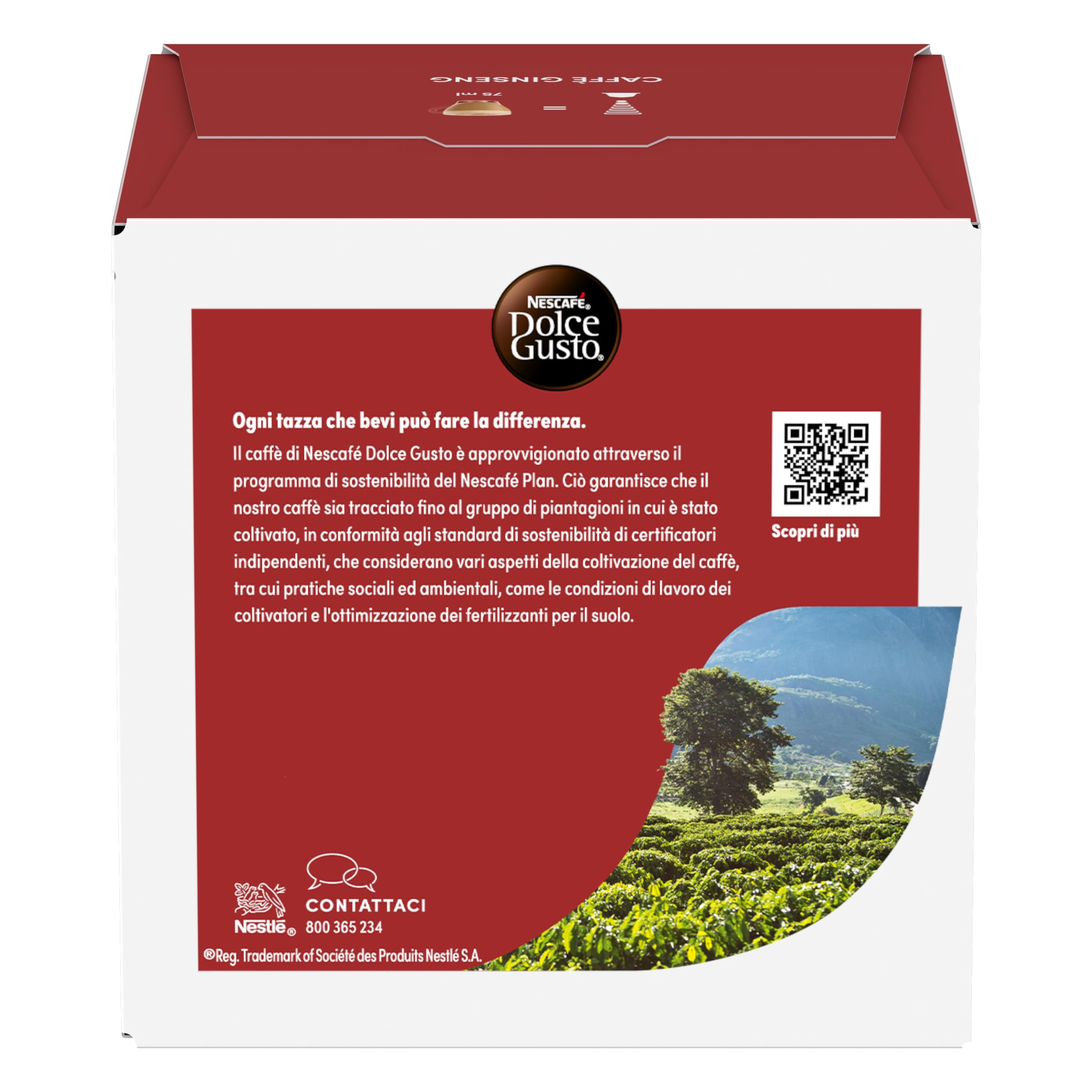 NESCAFÉ Dolce Gusto Caffè Ginseng capsule 96 pezzi con ginseng coreano