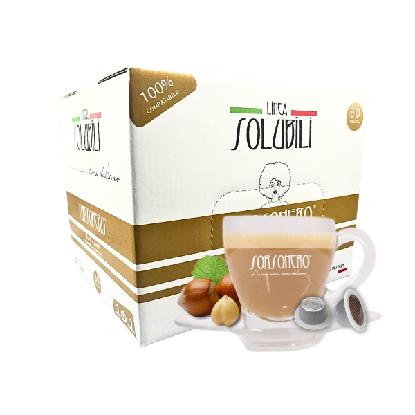 Greco Caffè Bevande Solubili 100% Bialetti Gioia Nocciola capsule 30 pezzi