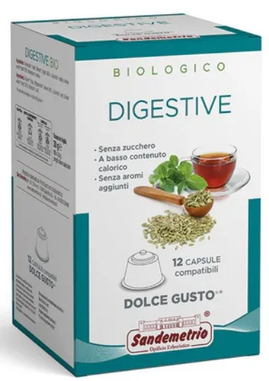 SignoriCaffè Tè e Tisane SANDEMETRIO DIGESTIVE tisana 12 unità