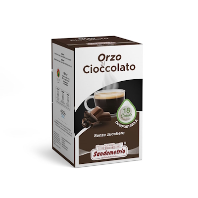 SignoriCaffè Capsule e Cialde SANDEMETRIO ORZO E CIOCCOLATO cialde 18 pezzi