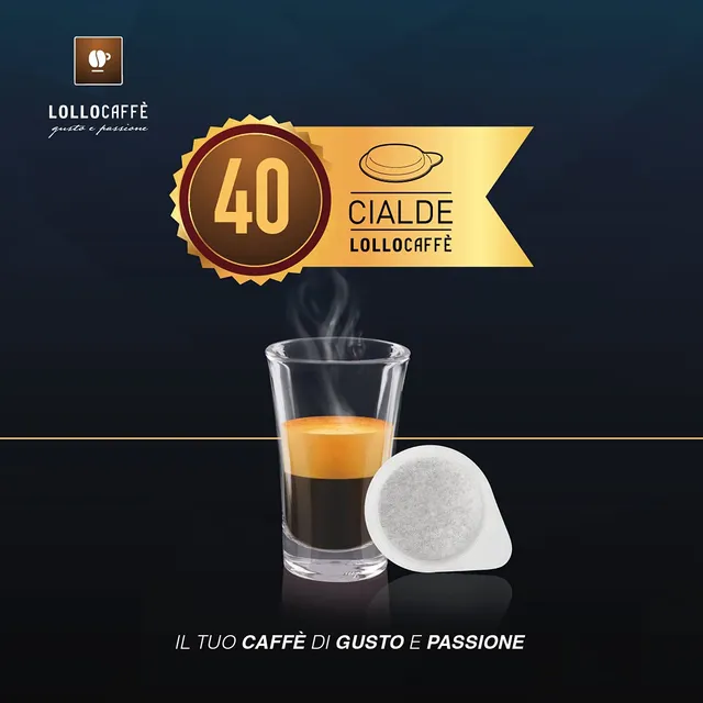 Lollo Caffe Lollina plus Silver macchina per cialde con 40 cialde