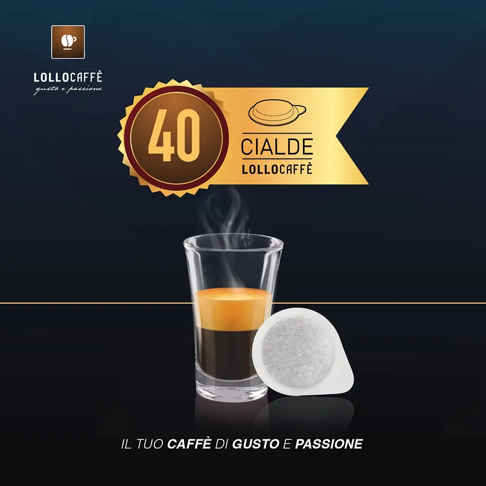 Lollo Caffe Lollina plus Silver macchina per cialde con 40 cialde