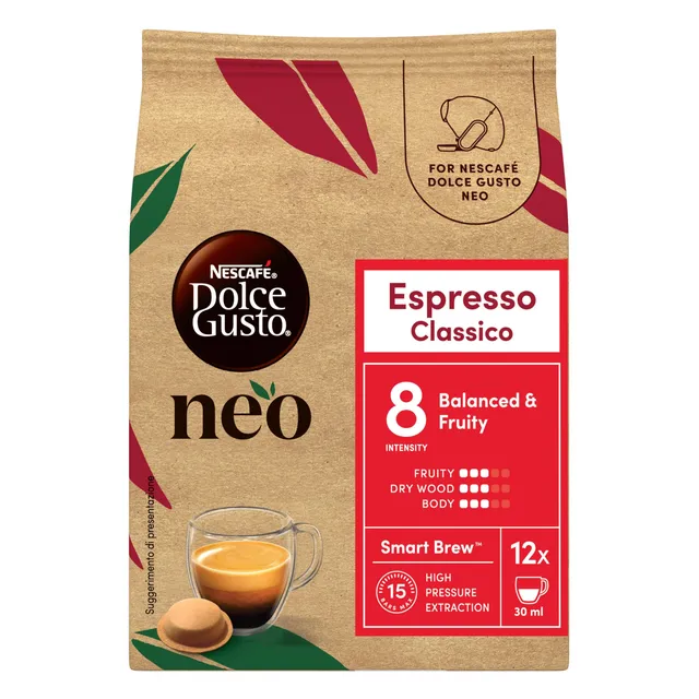 NESCAFÉ Dolce Gusto NEO Espresso Classico capsule 12 pezzi intensità 8