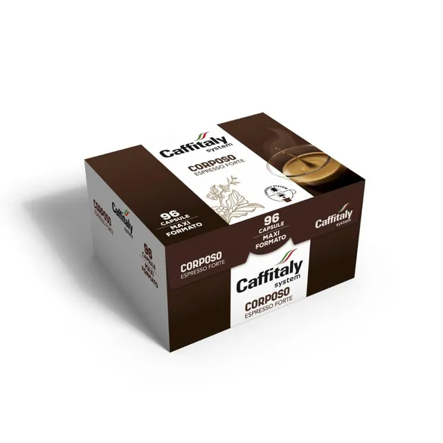 Caffitaly System Capsule di Caffè Corposo capsule 96 pezzi intensità 9/10