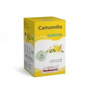SignoriCaffè Tè e Tisane SANDEMETRIO CAMOMILLA cialde 18 pezzi camomilla