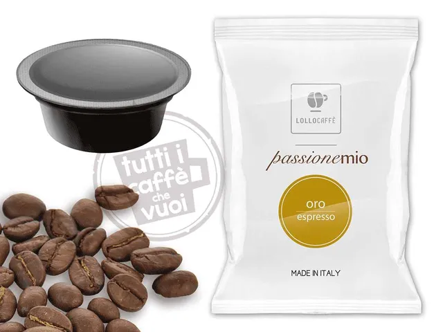 Lollo Caffè PassioneMio Oro capsule 30 pezzi compatibili Lavazza A Modo Mio