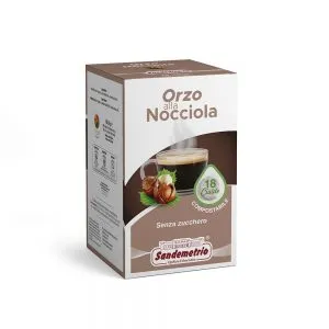 SignoriCaffè Capsule e Cialde SanDemetrio Orzo alla Nocciola cialde 18 pezzi