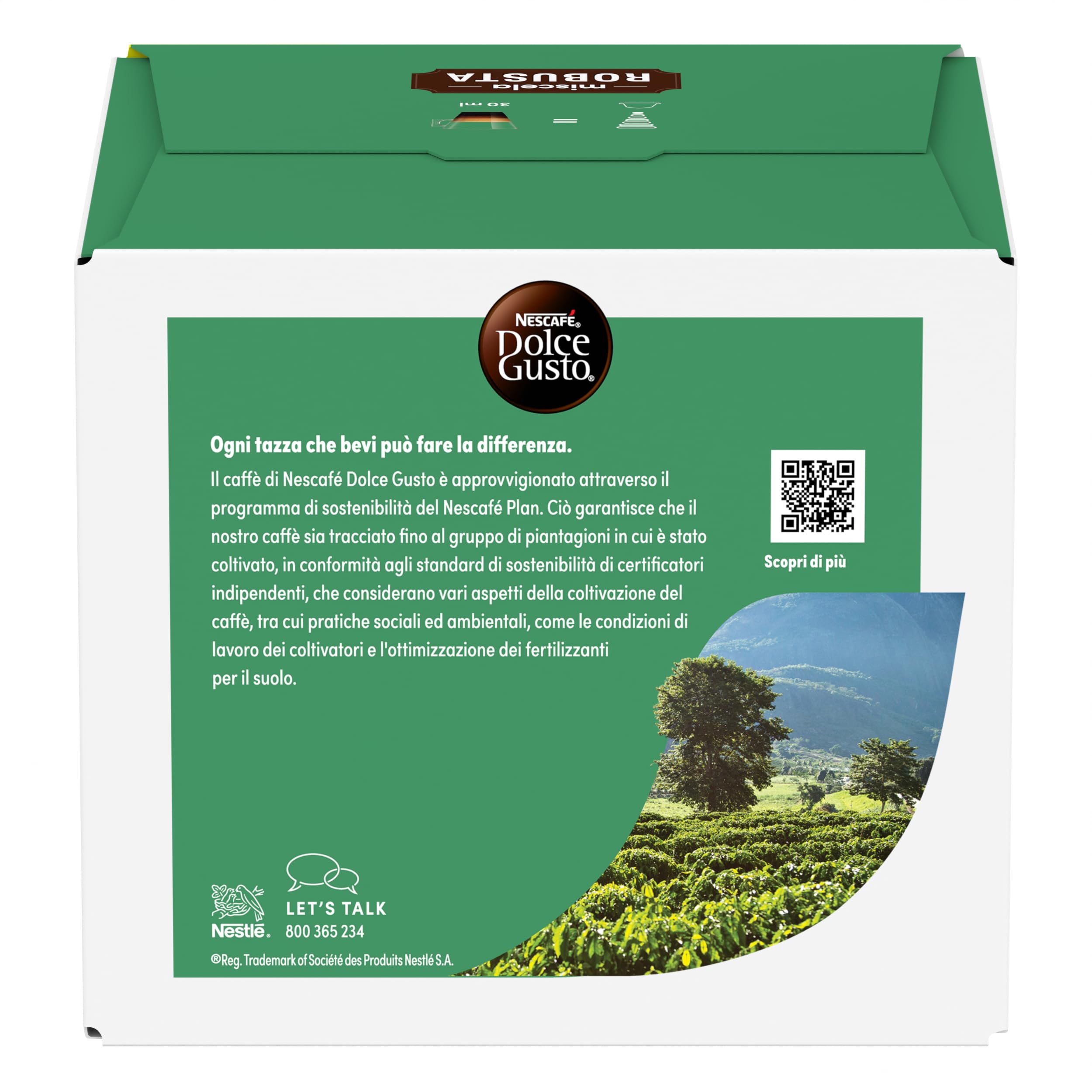 NESCAFÉ Dolce Gusto Miscela Robusta capsule espresso 90 pezzi tostatura intensa