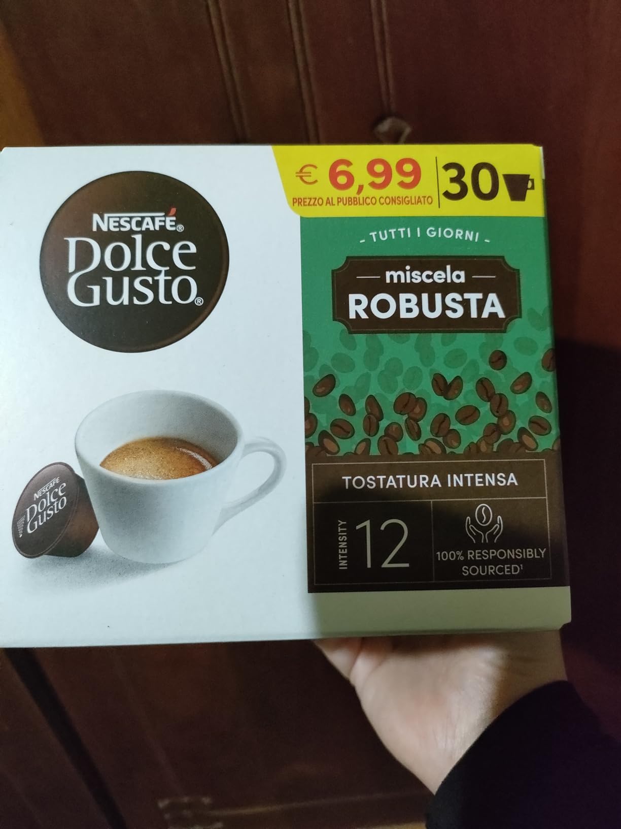 NESCAFÉ Dolce Gusto Miscela Robusta capsule espresso 90 pezzi tostatura intensa