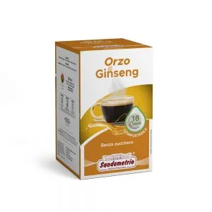 SignoriCaffè Capsule e Cialde Sandemetrio Orzo al Ginseng cialde 18 pezzi