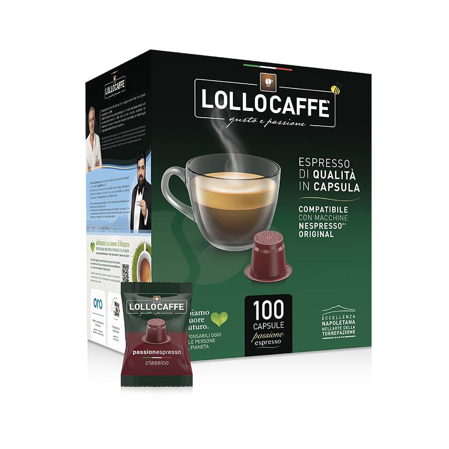 Lollo Caffè Passione Espresso capsule Miscela Classica 300 pezzi