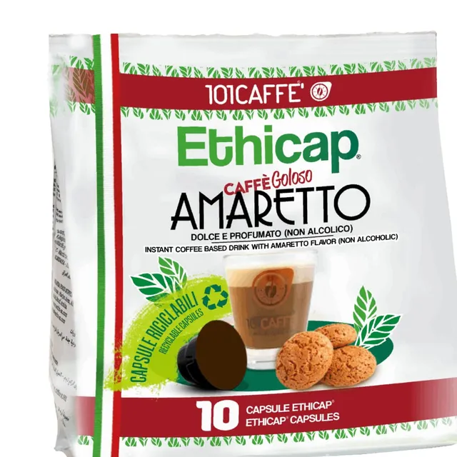 101 Caffè BEVANDE GOLOSE Amaretto capsule 10 pezzi senza alcol