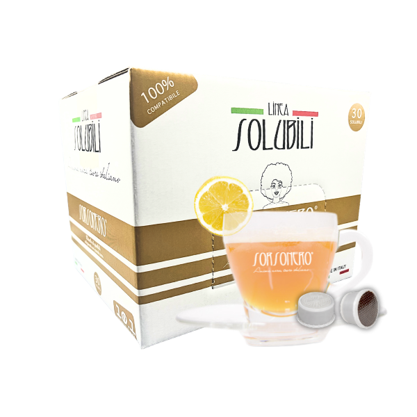 Greco Caffè Bevande Solubili 100% Espresso Point® bevanda tè limone 30 pz