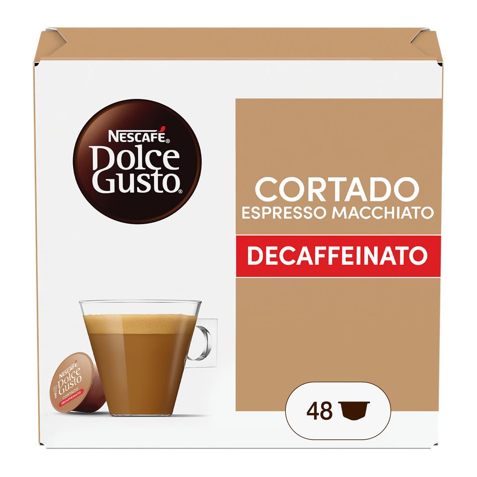 NESCAFÉ Dolce Gusto Cortado Espresso Macchiato Decaffeinato capsule 48 pezzi