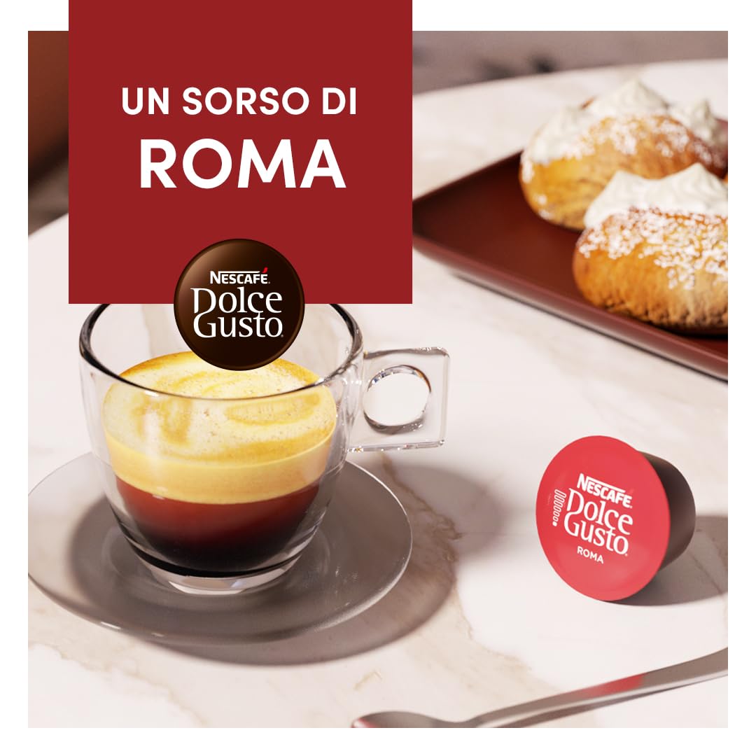 NESCAFÉ Dolce Gusto Espresso Roma capsule caffè 96 pezzi intensità 8/13
