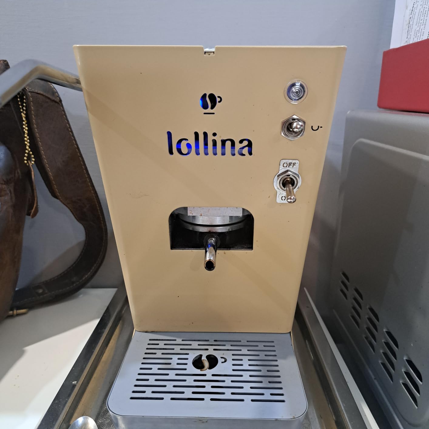 Lollo Caffè Lollina Plus macchina a cialde ESE 44 mm Rosapop con 40 cialde