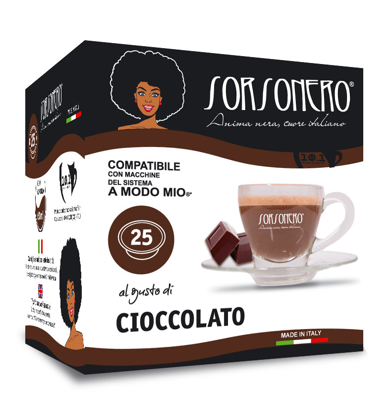 Greco Caffè Bevande Solubili 100% A Modo Mio bevanda Cioccolata 100 capsule