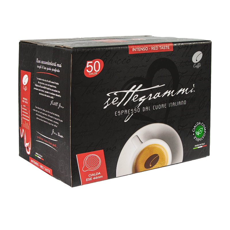 Greco Caffè Cialde ESE 44mm Gusto intenso cialde 50 pezzi compostabili