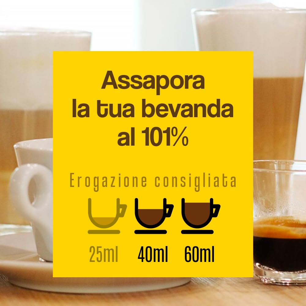 101 Caffè BEVANDE GOLOSE Amaretto capsule 10 pezzi senza alcol