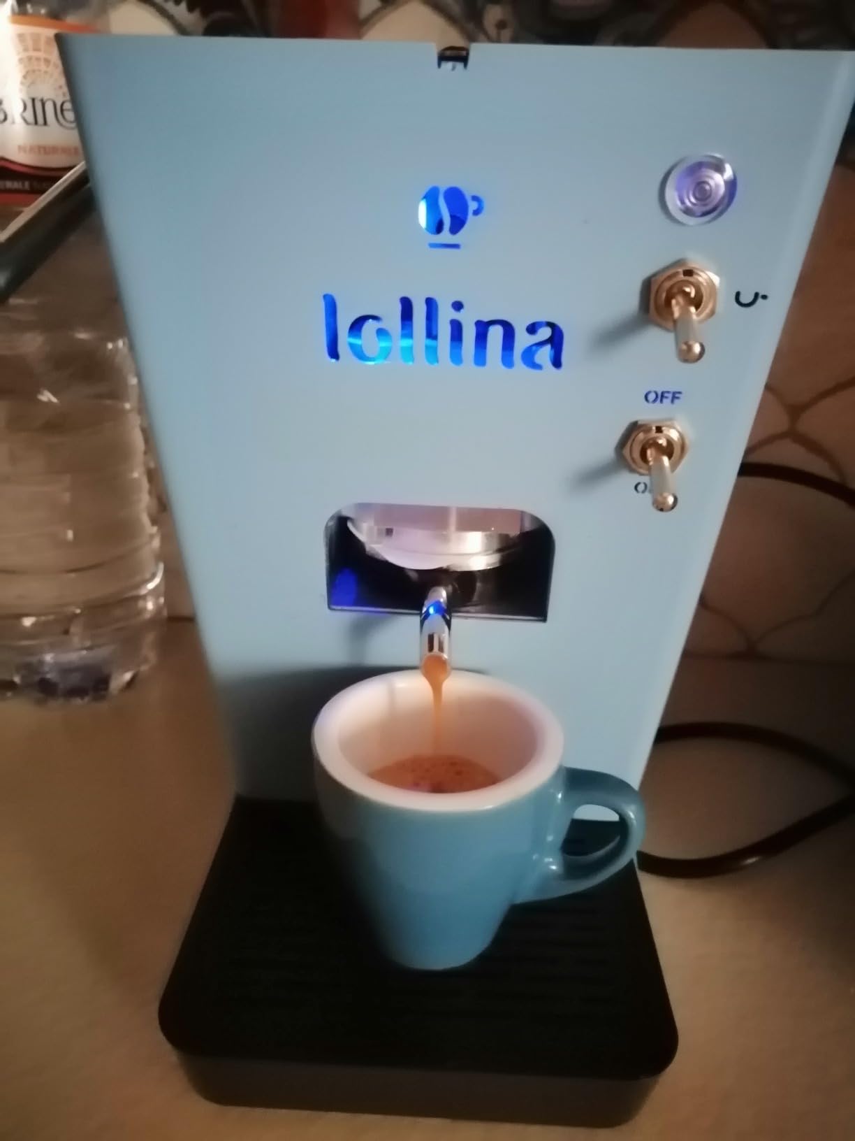Lollo Caffè Lollina Plus macchina a cialde ESE 44 mm Rosapop con 40 cialde
