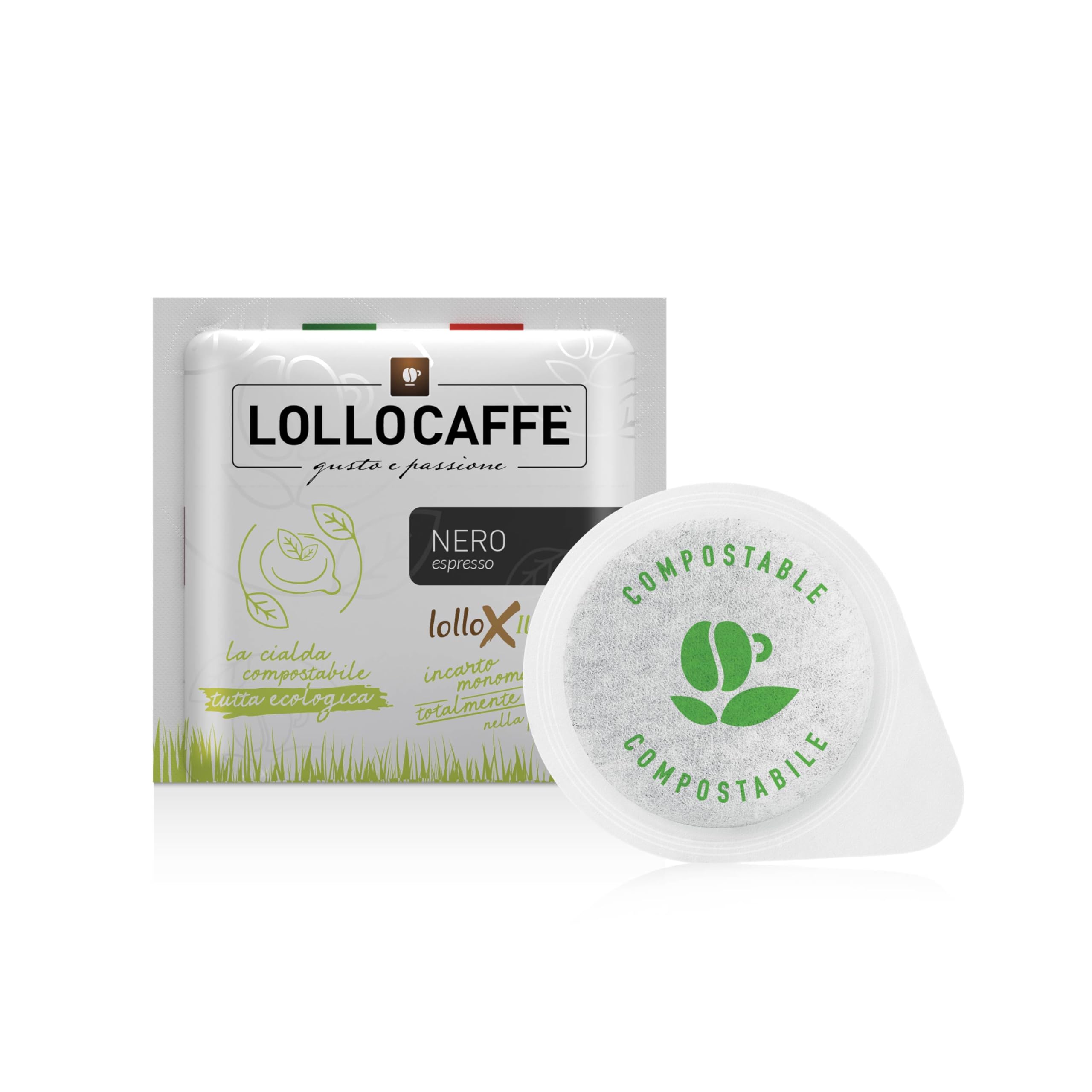 Lollo Caffè CIALDE Miscela Nera cialde 150 ESE 44 mm