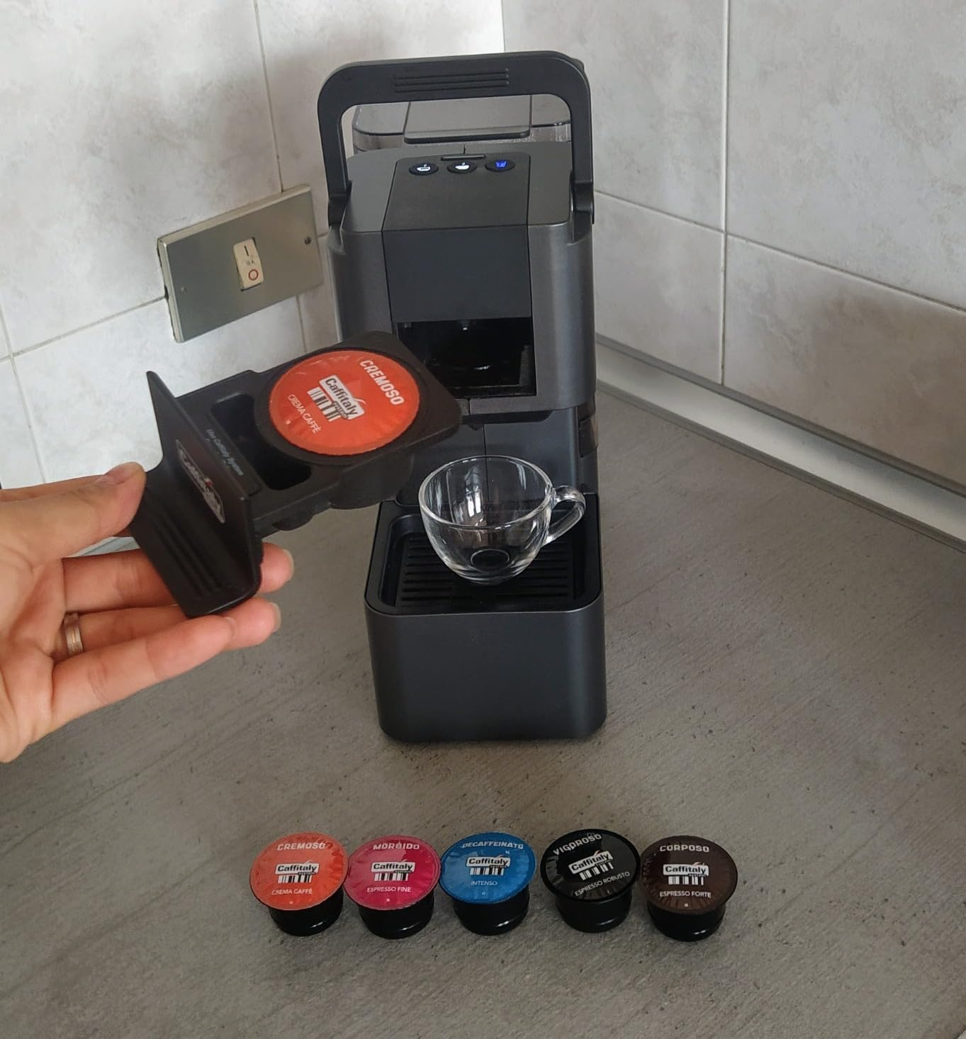Caffitaly System Variety Pack capsule caffè 100 pezzi 5 varietà