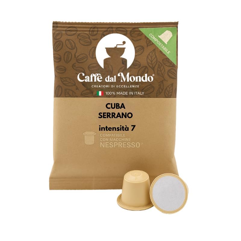 Caffè dal Mondo Capsule compatibili Nespresso Indonesia Flores 80 compostabili