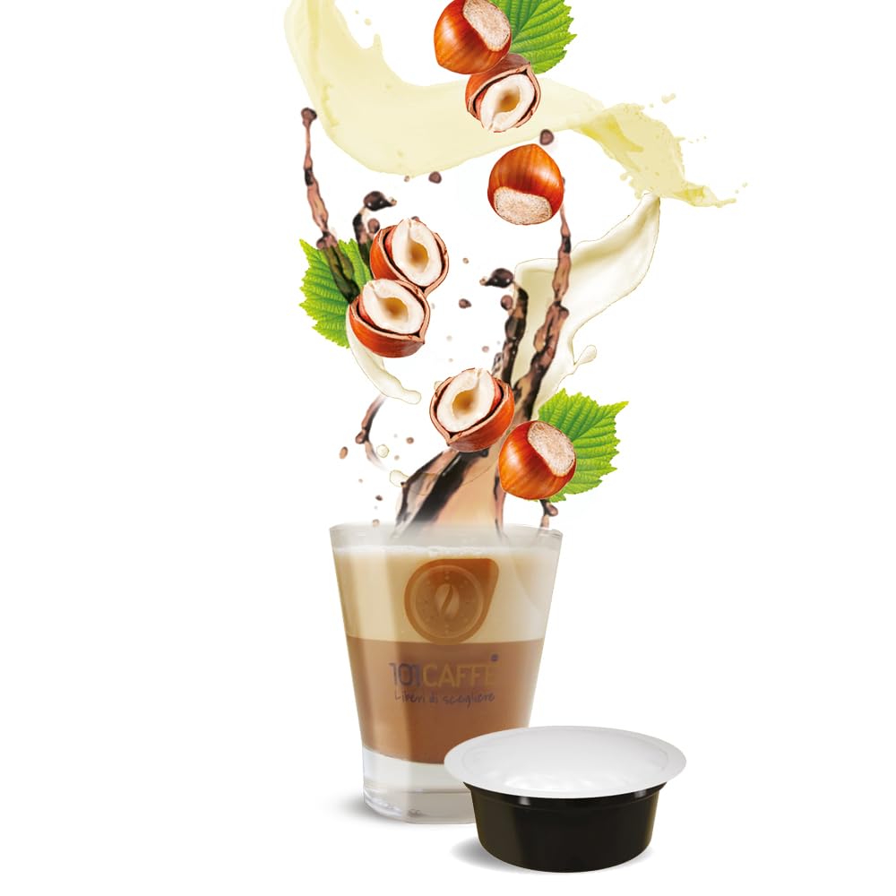 101 Caffè BEVANDE GOLOSE Nocciolino capsule 12 pezzi alla nocciola