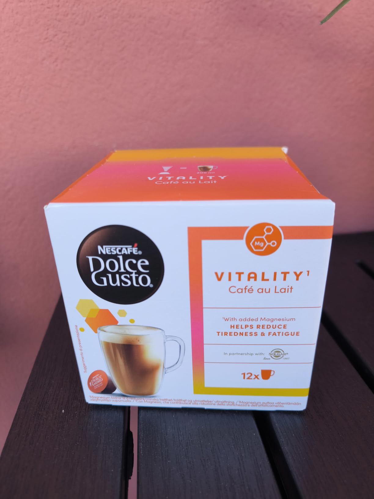 Gusto NESCAFÉ DOLCE GUSTO Vitality Caffè Au Lait con Magnesio capsule 36